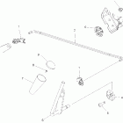 SPORTSMAN 300 4X4 - A08LH27AX/AZ Drive train, gear selector (built 10 / 01 / 07 and after...