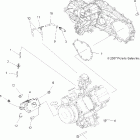 SPORTSMAN 400 HO 4X4 - A08LH46AQ/AX/AZ Крепление двигателя