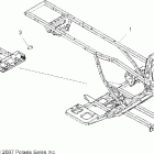 SPORTSMAN 400 HO 4X4 - A08LH46AQ/AX/AZ Рама