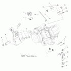 SPORTSMAN 500 EFI SCANDINAVIAN - A08MH50SS/SQ Крепление двигателя