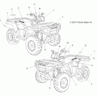 SPORTSMAN 800 EFI SCANDINAVIAN - A08MH76SS/SF Наклейки