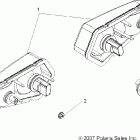 SPORTSMAN 500 HO EFI - A08MN50AF/AN/AQ/AS/AX Задний фонарь
