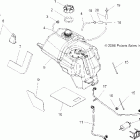 SPORTSMAN 500 HO EFI - A08MN50AF/AN/AQ/AS/AX Body, fuel tank asm. (built 8 / 20 / 07 and before- a08m...