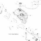 SPORTSMAN 500 HO EFI - A08MN50AF/AN/AQ/AS/AX Body, fuel tank asm. (built 8 / 21 / 07 and after- a08mn...