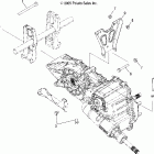 SPORTSMAN 500 HO EFI - A08MN50AF/AN/AQ/AS/AX Крепеж КПП