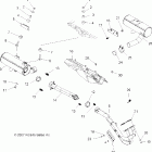 SPORTSMAN 800 HO EFI - A08MN76AF/AL/AQ/AS/AX Engine, exhaust system, dual