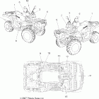 SPORTSMAN X2 500 EFI QUAD - A08TN50EA Наклейки