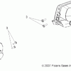 SPORTSMAN X2 500 EFI QUAD - A08TN50EA Задний сигнал