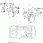 SPORTSMAN X2 700 EFI - A08TN68AX/AZ Наклейки