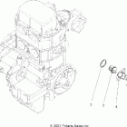 SPORTSMAN X2 700 EFI - A08TN68AX/AZ Engine, cooling system thermostat