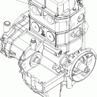 SPORTSMAN X2 700 EFI - A08TN68AX/AZ Двигатель