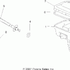 SPORTSMAN X2 700 EFI - A08TN68AX/AZ Steering, controls and throttle asm. and cable
