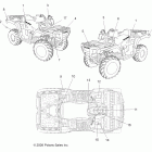 SPORTSMAN X2 800 EFI LE - A08TN76AA/AQ Наклейки