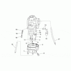 Mojito Custom 50 2T (Aprilia Engine) Карбюратор 2