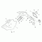 Scarabeo 50 2T (Minarelli Engine) Rear body iii - mudguard