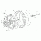 Scarabeo 50 2T (Minarelli Engine) Переднее колесо
