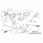 Scarabeo 50 2T (Minarelli Engine) Руль-панель приборов