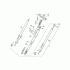 RS 125 (123cc Engine) Передняя вилка