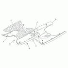 Scarabeo 50 2T (Minarelli Engine) Central body ii - panel
