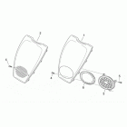 Scarabeo 50 2T (Minarelli Engine) Front body iii - front cover