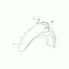 Scarabeo 50 2T (Minarelli Engine) Front body vi - front mudguard