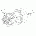 Scarabeo 50 2T (Minarelli Engine) Переднее колесо