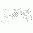 Scarabeo 50 2T (Minarelli Engine) Rear body iii - mudguard
