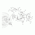 SR 50 AIR (Vertical Cylinder) Rubber pedal