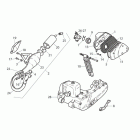 SR 50 AIR (Vertical Cylinder) Глушитель