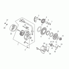 SR 50 AIR (Vertical Cylinder) Маховик