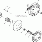 SCRAMBLER 500 2X4 INTL - A07BA50FA Муфта сцепления