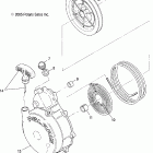 SCRAMBLER 500 4X4 - A07BG50AA/FA Engine,  recoil starter