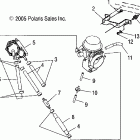 SCRAMBLER 500 4X4 - A07BG50AA/FA Engine, carburetor mounting / fuel pump / lines