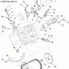 SCRAMBLER 500 4X4 - A07BG50AA/FA Engine, intake and exhaust