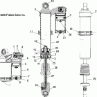 PREDATOR 500/LE - A07GJ50AA/AB/AC Shock, rear (7043273)