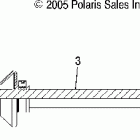 HAWKEYE 2X4/4X4 - A07LB27AA/AC/LH27AA/AB/AC/AD/AL Shaft, rear
