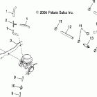 SPORTSMAN 450 - A07MH46AA/AZ Engine, carburetor mounting and fuel pump / lines