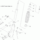 SPORTSMAN 450 - A07MH46AA/AZ Suspension, strut, front
