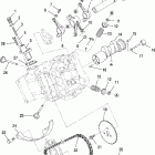 SPORTSMAN 450 - A07MH46AA/AZ Engine, intake and exhaust