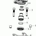 SPORTSMAN 500 EFI - A07MH50AB/AL/AQ/AX/AY/AZ/MN50AF/AN/AT/AY Brake caliper, rear