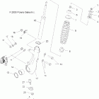 SPORTSMAN 500 EFI - A07MH50AB/AL/AQ/AX/AY/AZ/MN50AF/AN/AT/AY Suspension, strut, front