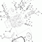 SPORTSMAN 500 EFI - A07MH50AB/AL/AQ/AX/AY/AZ/MN50AF/AN/AT/AY Engine, intake and exhaust