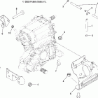 SPORTSMAN 700 EFI - A07MH68AX/AY/AZ Transmission, mounting