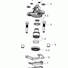 SPORTSMAN 800 EFI -A07MH76AL/AQ/AX/AY/AZ/A2/MN76AF/AT/AY Brake caliper, rear