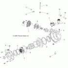 SPORTSMAN 800 EFI -A07MH76AL/AQ/AX/AY/AZ/A2/MN76AF/AT/AY Gearcase, front (active descent control)(if built before...