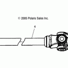 SPORTSMAN 800 EFI -A07MH76AL/AQ/AX/AY/AZ/A2/MN76AF/AT/AY Shaft, prop, front