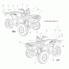 SPORTSMAN 800 EFI -A07MH76AL/AQ/AX/AY/AZ/A2/MN76AF/AT/AY Наклейки