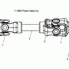 SPORTSMAN 800 EFI -A07MH76AL/AQ/AX/AY/AZ/A2/MN76AF/AT/AY Shaft, prop, rear
