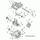 SPORTSMAN 800 EFI -A07MH76AL/AQ/AX/AY/AZ/A2/MN76AF/AT/AY Engine, crankcase and crankshaft