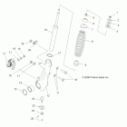 SPORTSMAN 800 EFI -A07MH76AL/AQ/AX/AY/AZ/A2/MN76AF/AT/AY Suspension, strut, front
